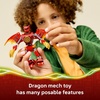 LEGO NINJAGO Kai’s Dragon Mech Battle Pack Building Toy for Boys, Girls, & Kids, Ages 6+ – Poseable Dragon Figure & 3 Character Minifigures for Pretend Play – Gift Idea for Birthdays – 71851