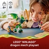 LEGO NINJAGO Lloyd’s Dragon Mech Battle Pack 71862 | Building Toys for Boys & Girls, Ages 6+, Action Figure for Pretend Play, 3 Minifigures, 81 pieces, Gift for Birthdays