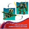 LEGO NINJAGO Lloyd’s Jet Mech Building Toy – Model Building Kit for Boys & Girls, Ages 9+ – Transforming Playset for Kids W/ 5 Ninja Toy Minifigures – Dragons Rising Gift Idea for Birthdays – 71845