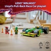 LEGO NINJAGO Lloyd’s Pull-Back Race Car Toy – Building Toy for Pretend Play for Boys and Girls, Ages 7+ – Toy Car for Kids with 2 Minifigures – Gift Idea for Birthdays – 71828