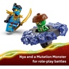 LEGO NINJAGO NYA vs. Mutation Monster Spinner Building Toy for Boys & Girls – Ninja Toy Figures & Playset for Kids, Ages 6+ – Includes 2 Minifigures for Pretend Play – Gift Idea for Birthdays – 71849