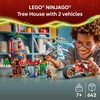 LEGO NINJAGO Ninja Vehicle Tree House Battle Building Toy for Boys, Girls, & Kids, Ages 7+ – Ninja Playset W/5 Minifigures, Motorcycle & Helicopter Toys – Gift Idea for Birthdays – 71857