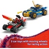 LEGO NINJAGO Rogue vs. Drix Race Car Duel Building Toy for Preschool Kids – Ninja Toy with Starter Brick for Boys & Girls, 4+ – Gift Idea for Birthdays & Dragons Rising Fans – 71840