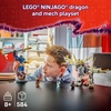 LEGO NINJAGO Rogue’s Mech Dragon Rider Building Toy – Dragons Rising Play Set & 4 Ninja Toy Minifigures for Boys & Girls, Ages 8+ – 2 Ways to Build & Play – Gift Idea for Birthdays – 71843
