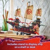 LEGO NINJAGO The Temple Bounty Building Toy – Multi-Level Boat W/6 Ninja Toy Minifigures for Kids, Ages 14+ – Model Building Kit with Display Stand – Dragons Rising Gift for Teen Boys & Girls – 71848