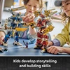 LEGO NINJAGO The Twin Titan Mechs 71870 | Building Toys for Boys & Girls, Ages 12+, Posable Mech Action Figures, 3 Minifigures, 1,707 pieces, Gift for Birthdays