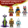 LEGO NINJAGO Wyldfyre’s Transforming Dragon Mech 71868 | Building Toys for Boys & Girls, Ages 9+, Mech Action Figure & Dragon Toy, Pretend Play, 6 Minifigures, 821 pieces, Gift Idea