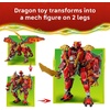 LEGO NINJAGO Wyldfyre’s Transforming Dragon Mech 71868 | Building Toys for Boys & Girls, Ages 9+, Mech Action Figure & Dragon Toy, Pretend Play, 6 Minifigures, 821 pieces, Gift Idea
