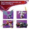 LEGO NINJAGO Zane’s Ultra Combiner Mech Ninja Toy – Pretend Play 4-in-1 Building Toy Set for Kids, Boys and Girls, Ages 9+ – with 6 Minifigures – Gift Idea for Birthdays – 71834