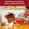 LEGO Spring Festival Fortune Firecracker Kids Building Toy – Chinese New Year Toy for Boys & Girls, Ages 9+ – Play & Display Wall Art with Realistic Sound Effects – Gift Idea for Birthdays – 80118