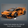 LEGO Technic Lamborghini Huracán Tecnica Orange Toy Cars – Building Toys for Kids, Boys & Girls, Ages 9+ – Lamborghini Toy Car W/ V10 Engine & Steering – Gift Ideas for Birthdays – 42196