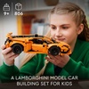 LEGO Technic Lamborghini Huracán Tecnica Orange Toy Cars – Building Toys for Kids, Boys & Girls, Ages 9+ – Lamborghini Toy Car W/ V10 Engine & Steering – Gift Ideas for Birthdays – 42196