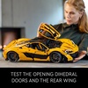 LEGO Technic McLaren P1 Hypercar Building Set, Gift for Adult Racing Fans, Race Car Collectible Model with V8 Piston Engine and 7-Speed Gearbox, 42172