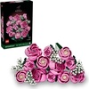 LEGO Botanicals Bouquet of Pink Roses Artificial Flowers – Building Blocks for Adults, Ages 18+ – Gifts for Birthdays for Her – Flowers for Home Office, Shelf or Room Decor – 10374