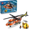 LEGO City Coast Guard Helicopter Building Toy for Kids – Pretend Play Emergency Response Set for Boys & Girls, Ages 7+ – Includes 4 Minifigures, Shark, & Rescue Pod – Gift Idea for Birthdays – 60503
