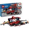 LEGO City F1 Pit Stop & Pit Crew with Ferrari Car Toy – Model Race Car Toy Building Playset for Kids, Boys and Girls, Ages 6+ – F1 Collectible for Fans – Gift Idea for Birthdays – 60443