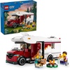 LEGO City Holiday Adventure Camper Van Building Toy Set – Vacation Toy for Kids, Boys and Girls, Ages 6+ – Includes 3 Minifigures and Accessories – Gift Idea for Birthdays & Holidays – 60454
