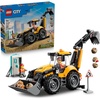 LEGO City Yellow Backhoe Loader 60480 | Building Toys for Boys & Girls, Ages 7+, Construction Truck Toy, Movable Front Bucket & Backhoe, 301 pieces, Gift Idea