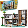 LEGO Creator 3 in 1 Modern Toy House – Kids Toy Building Set with 3 Building Options for Boys & Girls, Ages 9+ – with 2 Minifigures for Pretend Play – Gift Idea for Birthday – 31153