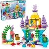 LEGO DUPLO Disney Ariel’s Magical Underwater Palace Building Set – The Little Mermaid Toy for Girls & Boys, Ages 2+ – Toddler Preschool Sensory Toy with Disney Princess Minifigure – 10435