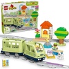 LEGO DUPLO Town Interactive Adventure Train Set – Building Toy for Toddlers, Boys and Girls, Ages 2+ – Learning Train Toy Playset with Lights and Sounds – Gift for Birthdays and Holidays – 10427