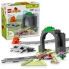 LEGO DUPLO Town Train Tunnel and Tracks Expansion Set – 10 Extra Pieces of Train Tracks – Preschool and Toddler Train Set, Ages 2+ – Building Toy for Boys and Girls – 10425