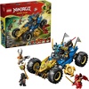 LEGO NINJAGO Jay’s Transforming Car Building Toy for Boys & Girls – Toy Car W/2 Play Modes for Kids, Ages 8+ – W/Jay, NYA, Dragon Form Kai, & 2 More Minifigures – Gift Idea for Birthdays – 71856