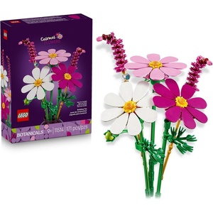 LEGO Botanicals Cosmos Flowers 11514 | Building Toys for Girls & Boys, Ages 9+, Decor for Bedroom & Desk, Artificial Flowers, 171 pieces, Gift for Birthdays