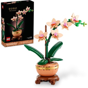 LEGO Botanicals Mini Orchid Building Set – Artificial, Fake Orchid for Home Decor, Adults Ages 18+ – Gift for Birthdays – Indoor Plant Decorations for Table, Desk, Office – 10343
