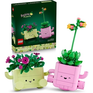 LEGO Botanicals Rocking Plants – Building Toy for Kids, Girls & Boys, Ages 9+ – Decor for Dorm Desk or Shelf – Housewarming Gift Ideas – 11506