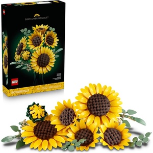 LEGO Botanicals Sunflower Bouquet Building Set for Adults, Ages 18+ – Gift for Birthdays – Artificial Flowers for Home Office, Bedroom or Desk Decor – 11502
