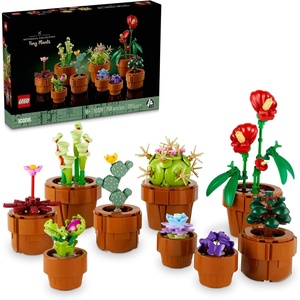 LEGO Botanicals Tiny Plants – Artificial, Fake Indoor Plant Building Set for Home, Kitchen, Desk Decoration, Adults Ages 18+ – Gift for Birthdays – 10329