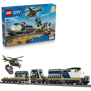 LEGO City Police Train Heist Building Toy – Train Set with Police Car Toy for Boys & Girls, Ages 7+ – Pretend Play Set for Kids – Gifts for Birthdays – 60508