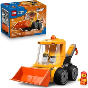 LEGO City Rides – Fire Truck Building Toy for Kids – Emergency Pretend Play for Boys & Girls, Ages 5+ – Toy Truck W/Raisable Ladder & Firefighter Junior Minifigure – Gift Idea for Birthdays – 60482(Construction Loader)