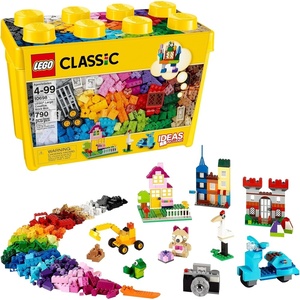 LEGO Classic Large Creative Brick Box 10698 Building Set, Toy Storage Solution for Home or Classrooms, Interactive Building Toy for Kids, Boys, and Girls(Standard)