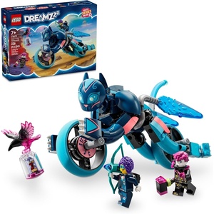 LEGO DREAMZzz Zoey’s Cat Motorcycle Bike Toy with 2 Minifigures, Creative Toy for Kids Ages 7 and Up, Rebuild an Animal Figure into a Bike, 71479