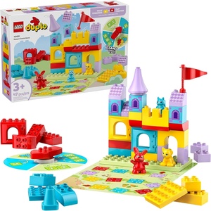 LEGO DUPLO Hopsy’s Castle Game Building Toy for Pretend Play – Learning & Education Play Set for Boys & Girls, Ages 3+ – Toddlers Learn Skills Through Play – Gift Idea for Family Game Night – 10450