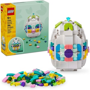 LEGO Decorative Easter Egg Building Toy for Girls & Boys – Springtime Craft Activity for Kids, Ages 8+ – Basket Stuffer or Gift Idea for Easter, Birthdays, & Special Occasions – 40816