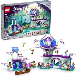 LEGO Disney The Enchanted Treehouse Buildable 2-Level Tree House with 13 Princess Mini-Dolls Including Jasmine, Elsa and Moana, Disney Classic Celebration Gift for Princess Fans Ages 7+, 43215