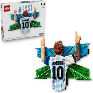 LEGO Editions Lionel Messi – Celebration – Building Set for Boys & Girls, Ages 14+ – Collectible Soccer Gift for Fans – Kids Bedroom or Shelf Decor – 43018