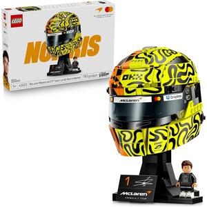 LEGO Editions McLaren MasterCard F1 Team Lando Norris Helmet – Building Set for Adults, Ages 18+ – F1 Bedroom, Office or Shelf Decor for Fans – Gift for Men & Women – 43023