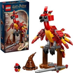 LEGO Harry Potter Fawkes: Dumbledore’s Phoenix Kids Toy – Building and Learning Toy for Pretend Play – Harry Potter Collectible for Boys and Girls, Ages 8+ – Gift Idea for Birthdays – 76448
