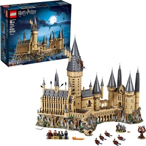 LEGO Harry Potter Hogwarts Castle 71043 Building Set – Model Kit with Minifigures, Featuring Wand, Boats, and Spider Figure, Gryffindor and Hufflepuff Accessories, Collectible for Adults and Teens(Standard)