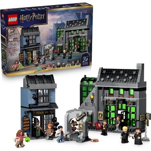 LEGO Harry Potter Knockturn Alley Wizarding Shops 76471 | Building Toy for Girls & Boys, Ages 8+, Playset W/ 8 Minifigures, Pretend Play or Display, 788 pieces, Gift for Birthdays