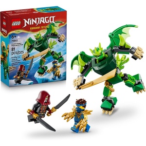 LEGO NINJAGO Lloyd’s Dragon Mech Battle Pack 71862 | Building Toys for Boys & Girls, Ages 6+, Action Figure for Pretend Play, 3 Minifigures, 81 pieces, Gift for Birthdays