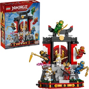 LEGO NINJAGO Ninja Character Display 15th Anniversary Building Toy for Kids, Ages 14+ – Ninja Playset W/Elemental Master of Lightning + 7 Minifigures – Gift Idea for Teen Boys & Girls – 71866