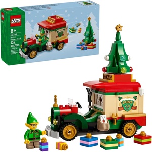 LEGO Santa’s Delivery Truck Building Toy for Kids – Construction Set for Play or Christmas Decor – Building Blocks for Girls & Boys, Ages 8+ – Holiday Craft Ideas for Families – 40746