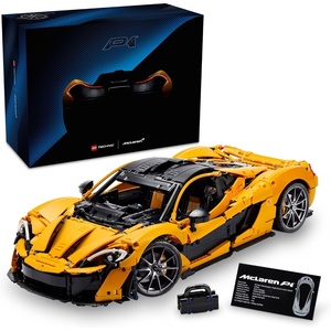LEGO Technic McLaren P1 Hypercar Building Set, Gift for Adult Racing Fans, Race Car Collectible Model with V8 Piston Engine and 7-Speed Gearbox, 42172