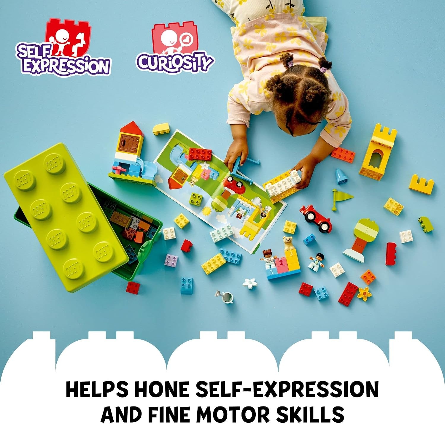 image:imageLEGO DUPLO Classic Deluxe Brick Box Building Blocks Learning amp Educational Toys for Toddlers Preschool Ages 15 Years Gift for Birthdays Develop Fine Motor Skills 10914Starter Set