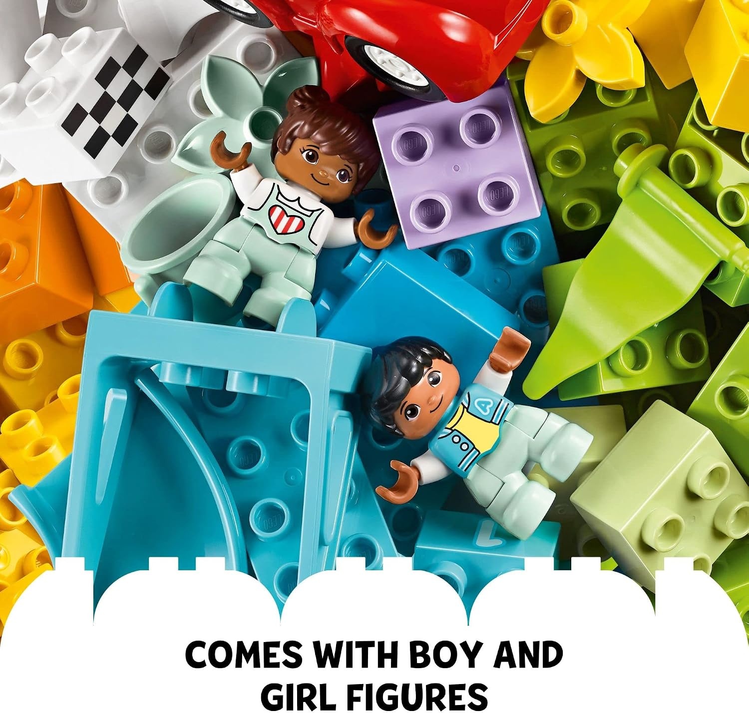 image:imageLEGO DUPLO Classic Deluxe Brick Box Building Blocks Learning amp Educational Toys for Toddlers Preschool Ages 15 Years Gift for Birthdays Develop Fine Motor Skills 10914Starter Set